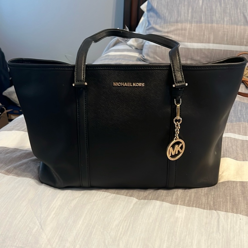 Michael Kors Leather Computer Tote